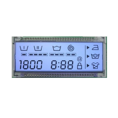 شاشة FSTN LCD لإعادة الشحن المحمولة ، شاشة عرض LCD شفافة مكونة من 7 أجزاء