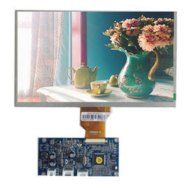 9 بوصة TFT 800 * 480 نقطة مصفوفة شاشة LCD الوحدة الخلفية SPI / MCU واجهة لون واضح بدون PCB