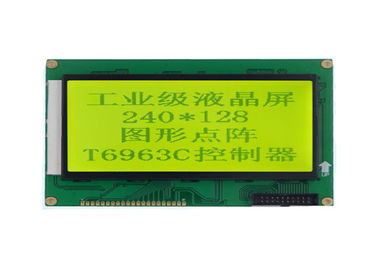 5.3 بوصة LCD وحدة الرسم 240 × 128 قرار STN سلبي T6963c المراقب المالي