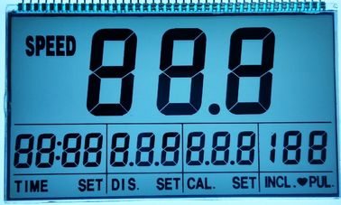 6 O&amp;#39;clock شفاف STN شاشات الكريستال السائل شاشة عرض 7 أرقام ايجابية لتشغيل الجهاز