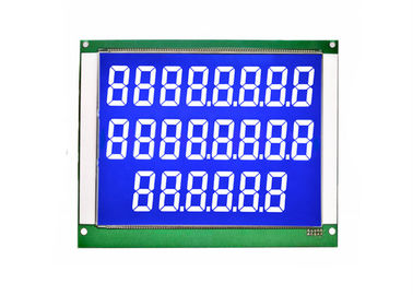 الشركة المصنعة لشاشات الكريستال السائل 7 قطاعات 4 أرقام أحادية اللون عرض شاشة HTN لموزع الوقود