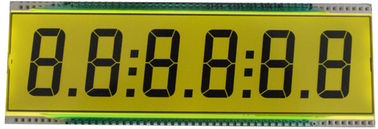 8 أرقام شاشة LCD TN إيجابي Lcd سبعة الجزء 4 أرقام شاشة LCD مع الخلفية