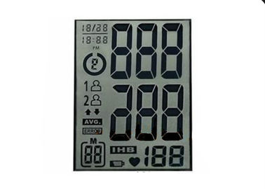 مخصص LCD إيجابي 4 أرقام الجزء TN شاشة LCD لوحة لقياس ضغط الدم