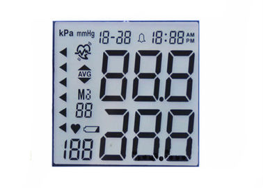مخصص LCD إيجابي 4 أرقام الجزء TN شاشة LCD لوحة لقياس ضغط الدم