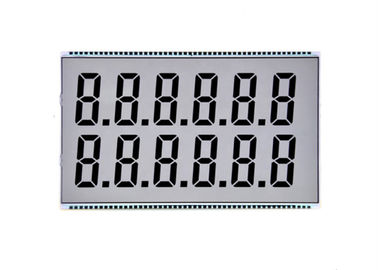 TN شاشة LCD مخصص أرقام شاشة LCD 7 شريحة شاشة LCD شفافة أحادية اللون شاشات الكريستال السائل لوحة للوقود