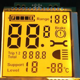 2.8V-5.5V TN شاشة عرض LCD / درجة الحرارة كود قطاع شاشة LCD الإلكترونية