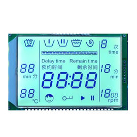 2.8V-5.5V TN شاشة عرض LCD / درجة الحرارة كود قطاع شاشة LCD الإلكترونية