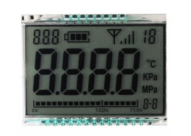 أرقام 7 الجزء TN عاكس شاشة LCD حجم مخصص للمتر 3.3V