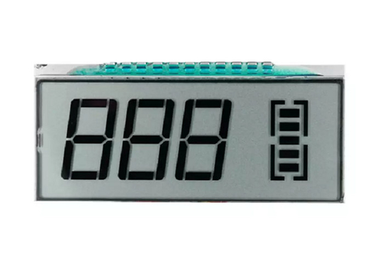 شاشة LCD أحادية اللون من TN ، وشاشة LCD مخصصة من دبوس معدني / FPC