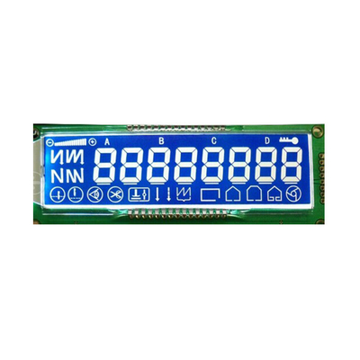 شاشة LCD انعكاسية صفراء خضراء ، وحدة شاشة LCD FSTN