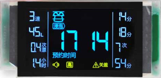 شاشة عرض Lcd 4.5V أو دبوس أو موصل زيبرا شاشة LCD لعرض الأحرف