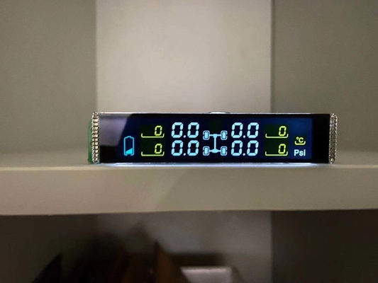 الرقم السلبي DFSTN شاشة LCD العرض العاكس العاكس TN وحدة LCD لمقياس ضغط الإطارات