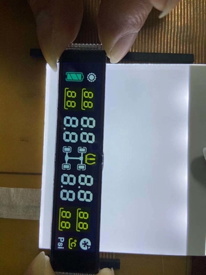 الرقم السلبي DFSTN شاشة LCD العرض العاكس العاكس TN وحدة LCD لمقياس ضغط الإطارات