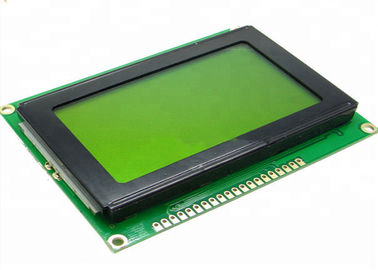 البوليفيين الأصفر الأخضر LCM مخصص TFT عرض 128 × 64 قرار STN الأزرق نوع سلبي