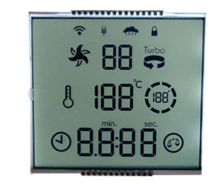 أحادية اللون TN شاشة LCD 7 الجزء 4 أرقام الأبجدية الرقمية مع موصل للماء 18 دبوس