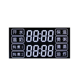 حجم مخصص 7 شريحة شاشة مربعة HTN شاشة LCD 12 PIN ثابت طريقة القيادة