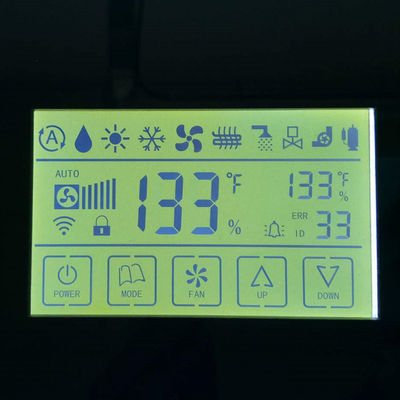 جزء Lcd مخصص تصميم FSTN / TN شاشة Lcd ، موصل زيبرا عبر الرسائل أحادية اللون Lcd لعب لعداد المياه