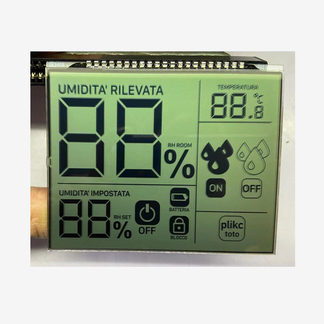 FPC Connector Lcd Display Module ، شاشة عرض LCD إيجابية TN صغيرة الحجم