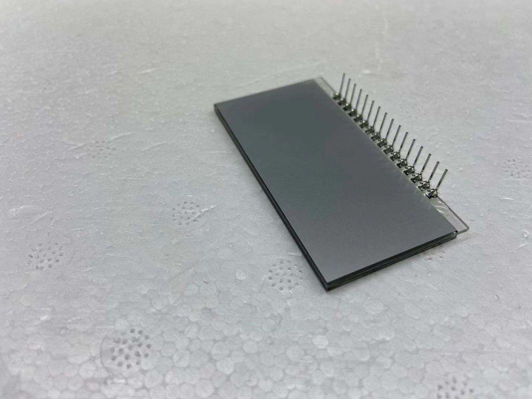 Tn 7 قطعة شاشة LCD 12 O ساعة إيجابية أحادية اللون وحدة شاشة LCD ناقلة الشفافية