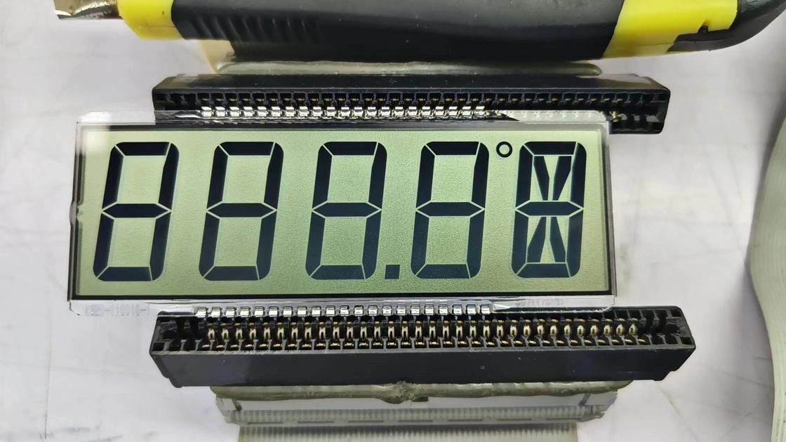 المصنع الصيني TN 7 قطعة شاشة LCD أحادية اللون وحدة ناقلة شفافة للحرارة