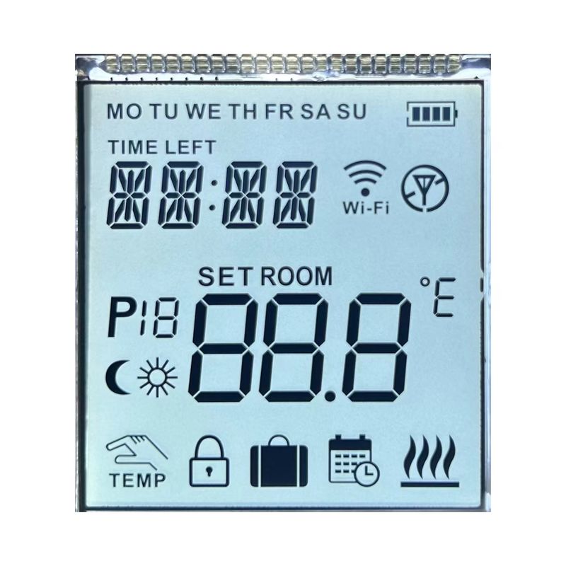 4.2 V إيجابية HTN 12 O' CLOCK شاشة رمزية لقطاع تحكم درجة الحرارة المنعكس