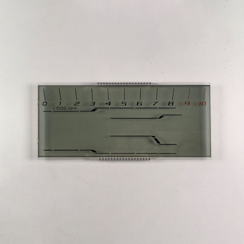 الشركة المصنعة رخيصة خصيص HTN شاشة LCD ثمانية الشكل أحادي اللون 7 قطعة شاشة LCD الرسومية لأدوات الدراجات النارية