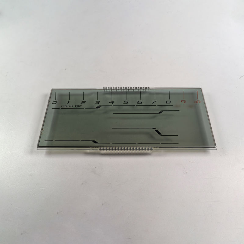 الشركة المصنعة رخيصة خصيص HTN شاشة LCD ثمانية الشكل أحادي اللون 7 قطعة شاشة LCD الرسومية لأدوات الدراجات النارية
