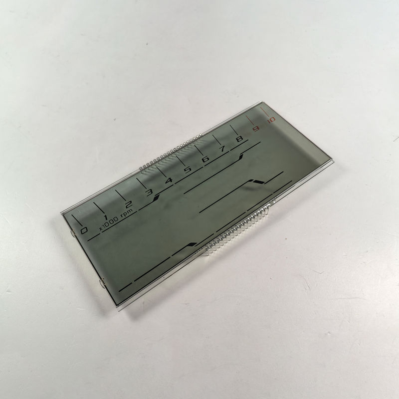 الشركة المصنعة رخيصة خصيص HTN شاشة LCD ثمانية الشكل أحادي اللون 7 قطعة شاشة LCD الرسومية لأدوات الدراجات النارية