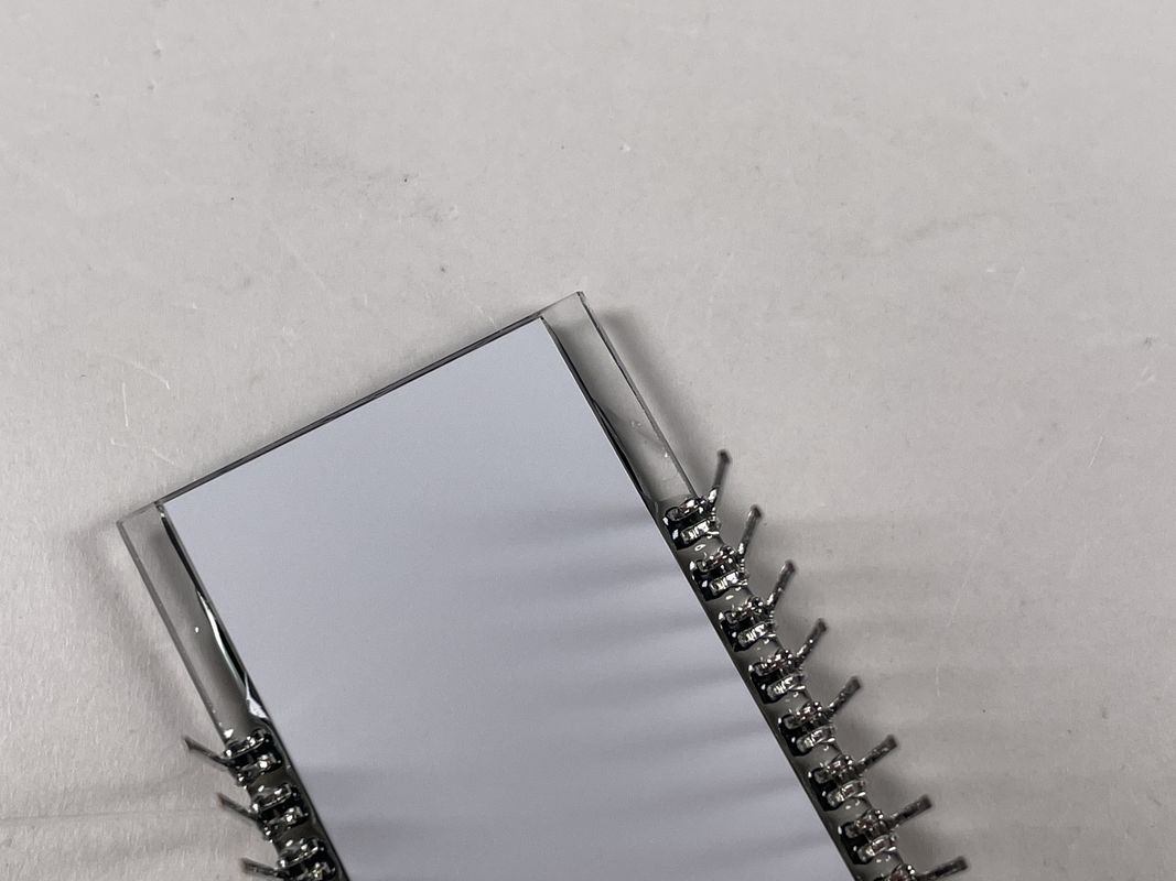 تصنيع مخصص 8 أرقام TN شاشة LCD إيجابية سبعة قطاعات اتصال PIN لعدة الغاز الإلكترونية
