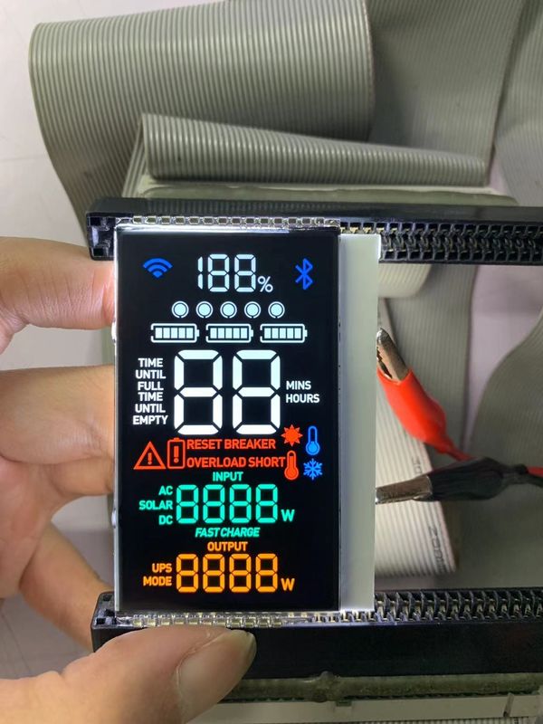 شاشة LCD ذات التباين العالي VA Monokrome للكهرباء الخارجية والداخلية