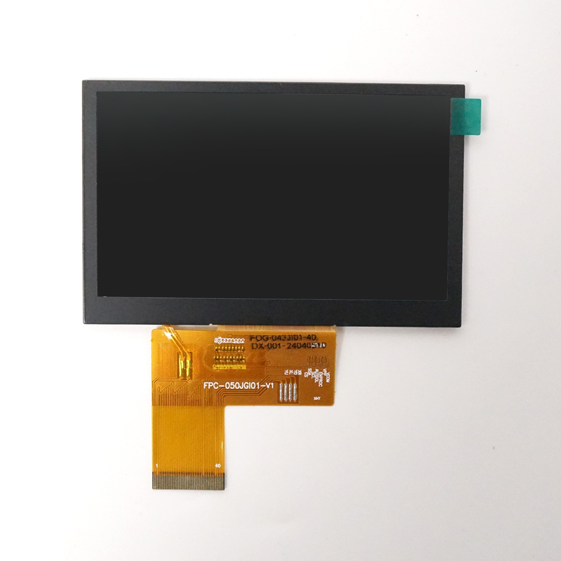 لوحة شاشة LCD TFT مخصصة بحجم 800x480 للوحات التحكم الصناعية شاشة LCD TFT ذات زاوية رؤية واسعة شاشة LCD TFT مقاس 7 بوصات