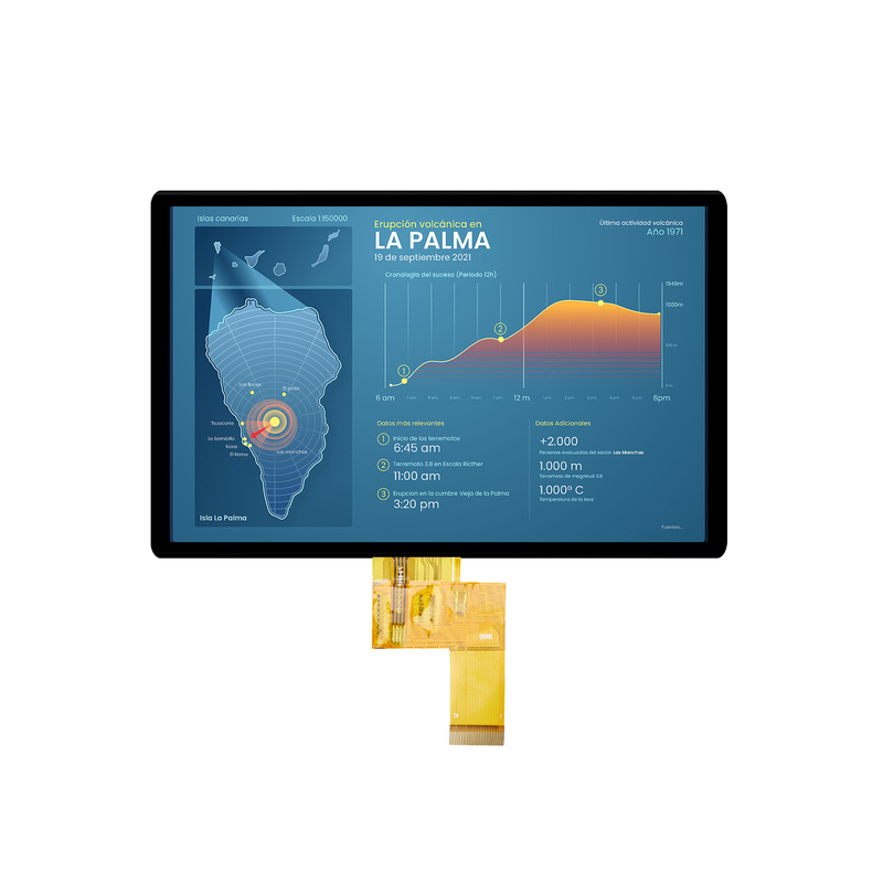 وحدة TFT مخصصة عالية السطوع IPS/VA TFT LCD مع CTP/RTP للأجهزة الطبية