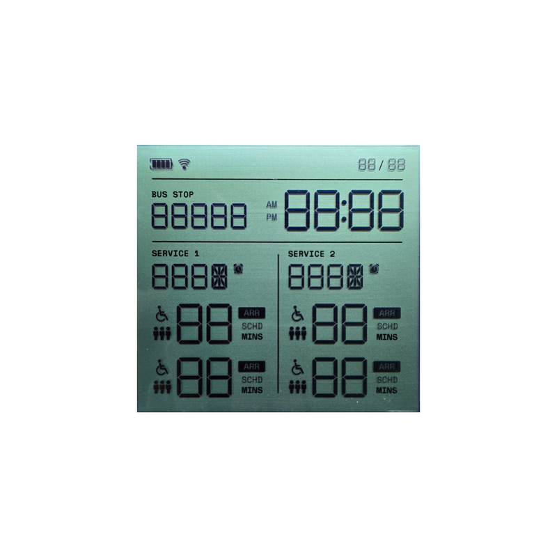 شاشة LCD مخصصة لعرض السيارة ROHS TN STN STN FSTN VA شاشة LCD