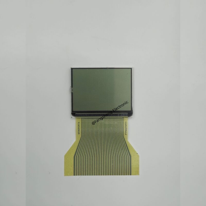 شاشة LCD مخصصة للدراجات النارية TN LCD موصل ختم الحرارة قطعة عداد السرعة شاشة LCD دعم OEM