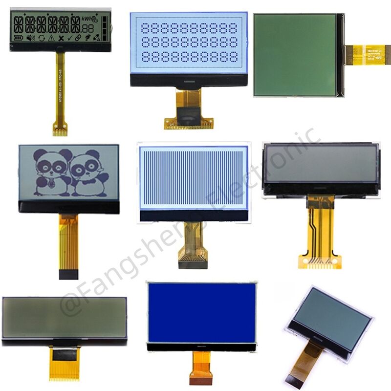 OEM COG LCD 128x64 192x64 240x128 COG LCD Factory ST7567 COG Display للتحكم الصناعي