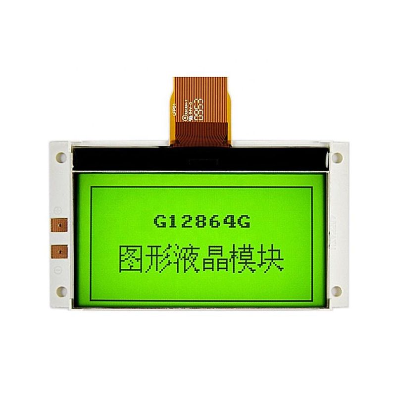 الشركة العامة للفوسفات موصل COG LCD وحدة FSTN 12864 الجرافيك درجة الحرارة على نطاق واسع 128 * 64 القرار