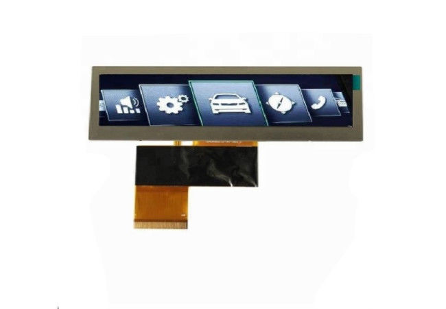 3.8 بوصة TFT LCD وحدة 480 * 72 نوع شريط امتدت مع 40 دبابيس واجهة RGB