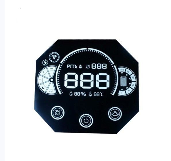 VA Lcd Display Module شاشة عرض Lcd مخصصة للجزء ، شاشة عرض سلبية Lcd مستديرة ، وحدة Lcd مكونة من 14 قطعة