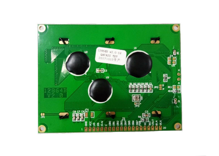 5V 12864 وحدة شاشة LCD 128 × 64 نقطة مصفوفة الجرافيك COB شاشة LCD مع الخلفية الزرقاء