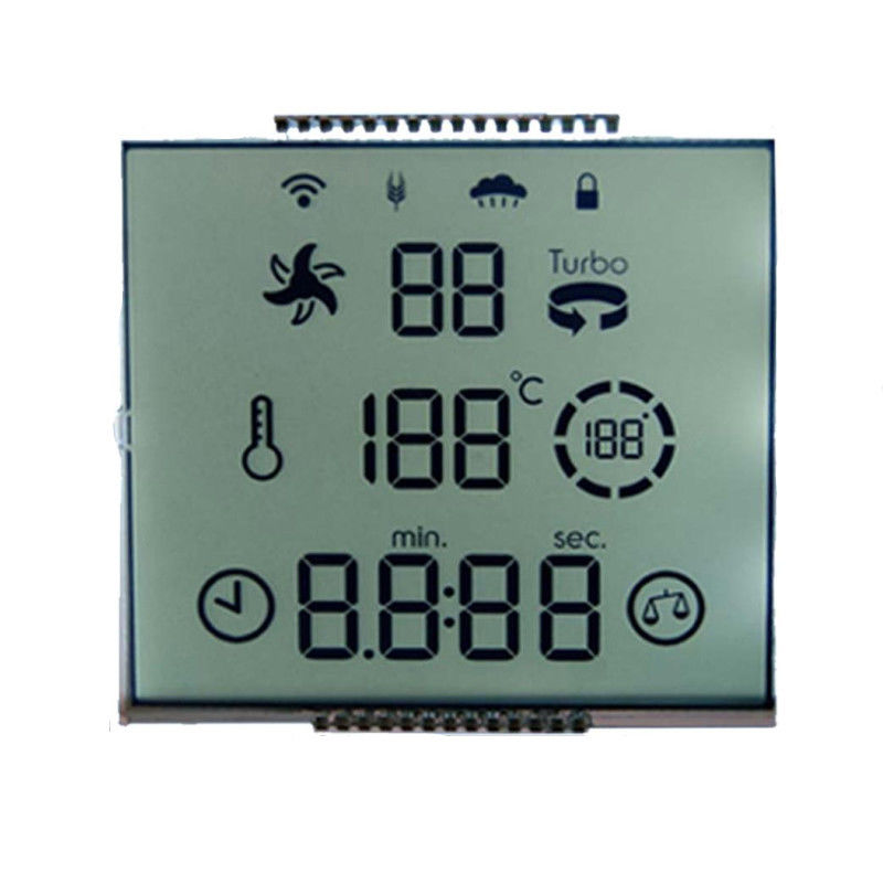 حمار وحشي موصل مخصص شاشة LCD / TN HTN وحدة عرض LCD لترموستات