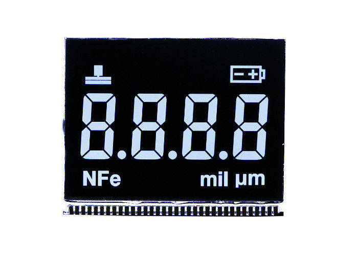 شاشة عرض LCD أحادية اللون مخصصة 7 وحدة الوحدة نوع VA شاشة عالية التباين مع الإضاءة الخلفية LED الأبيض