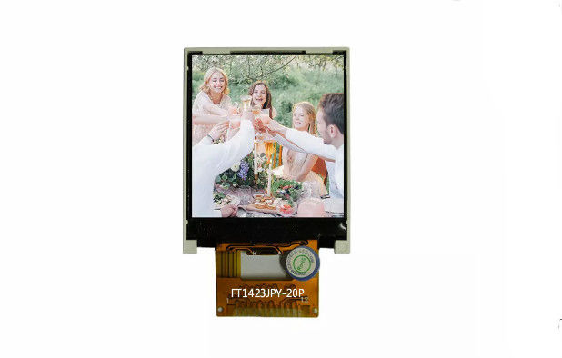 شاشة LCD مقاس 1.44 بوصة 128 × 128 وحدة TFT LCD مع برنامج تشغيل ST7735S IC