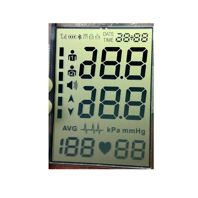 شاشة عرض LCD عاكسة من TN ، شاشة LCD مقاس 7 أجزاء مخصصة