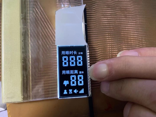 عكس مخصص VA 12 O Clockعرض LCD ناقل الرقمية الرسومية لوحة زجاجية LCD لمصابيح الطاولة