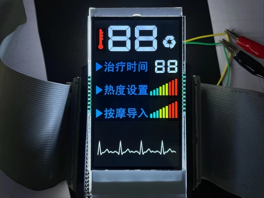 السعر بالجملة VA قطاع شاشة LCD العرض اللون تحكم شاشة PIN الضوء الخلفي الأبيض للمساجر