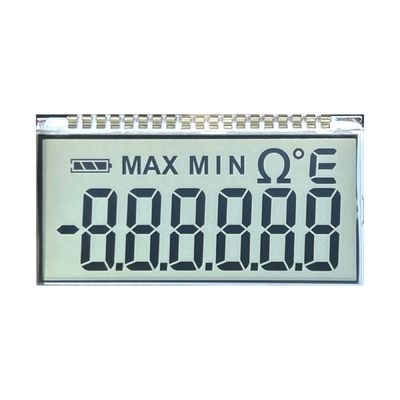 3.0 فولت إيجابي TN 12 O' CLOCK مقياس حرارة عاكس قابلة للتخصيص LCD
