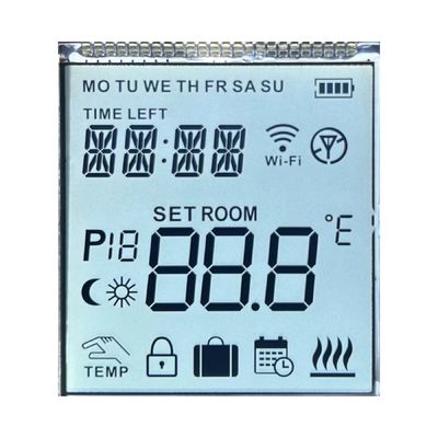 4.2 V إيجابية HTN 12 O' CLOCK شاشة رمزية لقطاع تحكم درجة الحرارة المنعكس