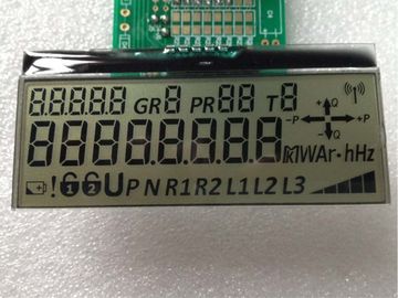 17 أرقام 7 شريحة مخصصة وحدة Lcd ، دبوس معدني Transflective شاشة LCD الترس I2C عداد الطاقة التسلسلي