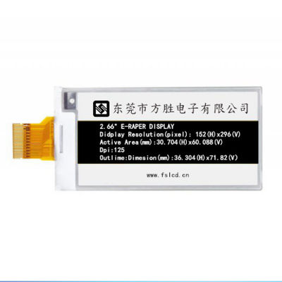 2.6 بوصة 296 * 152 Dots Spi EDP Display لعلامة السعر