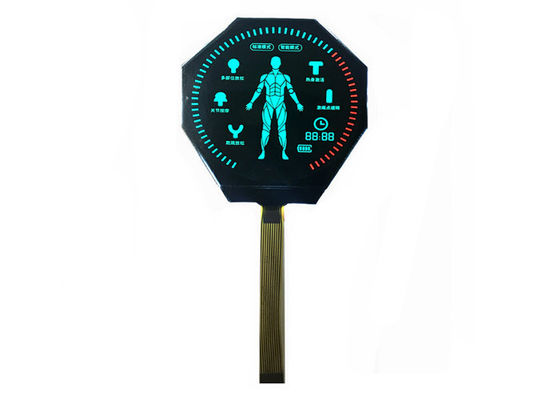 VA Lcd Display Module شاشة عرض Lcd مخصصة للجزء ، شاشة عرض سلبية Lcd مستديرة ، وحدة Lcd مكونة من 14 قطعة